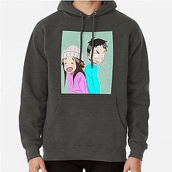anime style drawing of couples Pullover Hoodie