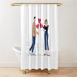 Valentine's couples  Shower Curtain