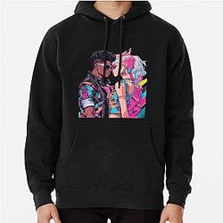 Anime Interracial Love Pullover Hoodie
