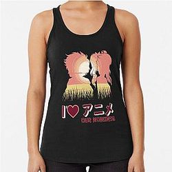 I love our moments 2 Anime style Couple T-Shirt Racerback Tank Top