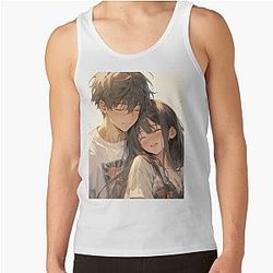 Romantic anime couples Tank Top