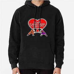 Love Fusion Super Saiyan Anime Manga Matching Shirt For Couples Pullover Hoodie