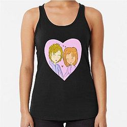 Anime couple  Racerback Tank Top