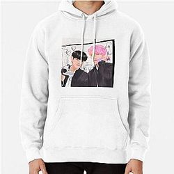 Ateez hyungline couples manga anime highschool boys sticker T-shirt posters fanart kpop Pullover Hoodie