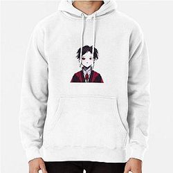 Gothic anime boy Pullover Hoodie