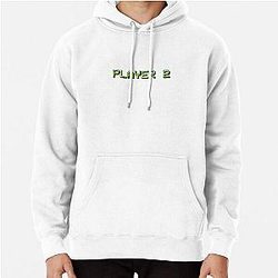 Player 2 Couples Set Cute Gamer Family Couples Pullover Hoodie