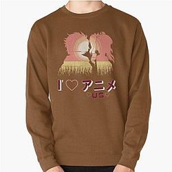 I love us Anime style Couple Pullover Sweatshirt