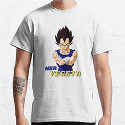 Dragon Ball Vegeta and Bulma Couples Design (Her Vegeta) Classic T-Shirt