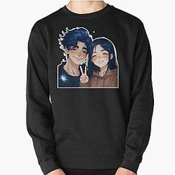 Cute Anime Couple Pullover Sweatshirt
