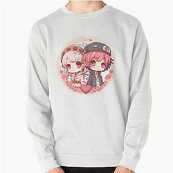 anime valentine  Show Your Love for Your Favorite Characters Pullover Sweatshirt