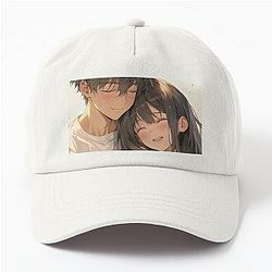 Romantic anime couples Dad Hat