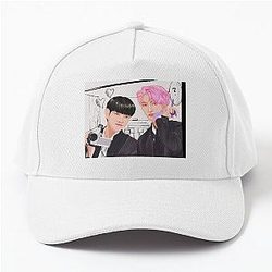 Ateez hyungline couples manga anime highschool boys sticker T-shirt posters fanart kpop Baseball Cap