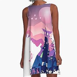 Anime Aesthetics -- Anime Donut A-Line Dress