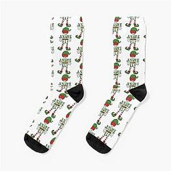 The Anime Elf Christmas Family Matching Outfits Group Attire Socks