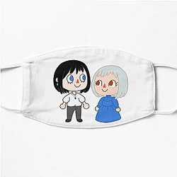 Anime couples: Howl and Sophie Flat Mask