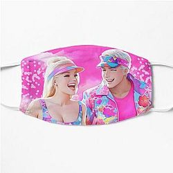 Couples having fun Flat Mask