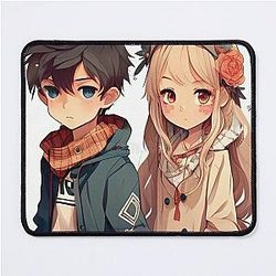 Anime Couple Mouse Pad