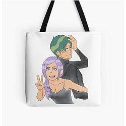 Anime Couples  All Over Print Tote Bag