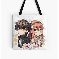Cute couples All Over Print Tote Bag