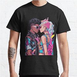 Anime Interracial Love Classic T-Shirt