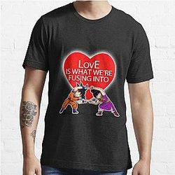 Love Fusion Super Saiyan Anime Manga Matching Shirt For Couples Essential T-Shirt