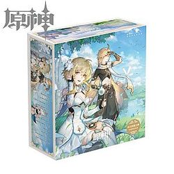 Game Genshin Impact Gift Box Gift Pack Toy Include Postcard Poster Badge Water Cup Bookmark Gift Cosplay Prop