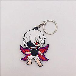Tokyo Ghoul Key Character Key Ring Pvc Double Side Japan Cartoon Figure Key AT2302 Official Merch