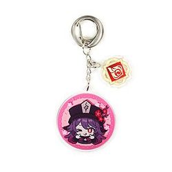 Anime Genshin Impact Hu Tao Acrylic Keychain Accessories Pendant Key Ring Game Fans Cute Cosplay Gift Official Merch