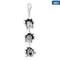 Acrylic Key Demon Slayer Cute Santo Brinco Foil Key Kamado Tanjirou AT2302 Official Merch