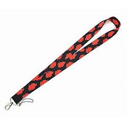 Akatsuki Cloud Red Lanyard For Keys Key Logo Mobile Phone Holder Identification Keychain AT2302 Official Merch