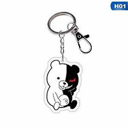 Animated Danganronpa Dangan Ronpa Komaeda Nagito Acrylic Key Figure Key Decoration AT2302 Official Merch