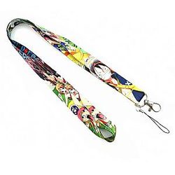 Animated One Piece Neck Key Holder Plate Identifying The Mobile Phone Camera Straps AT2302 Official Merch