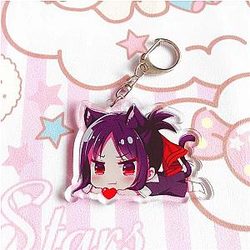 Animated Kaguya-Sama: Love Is War Keychain Chika Fujiwara Shinomiya Kaguya Double AT2302 Official Merch