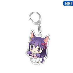 Anime Fate / Stay Night Tohsaka Rin Keychain Set Pvc Figure AT2302 Official Merch