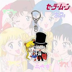 Anime Sailor Moon Cosplay Sailor Moon Girls Struts Key Acrylic Double-Sided AT2302 Official Merch