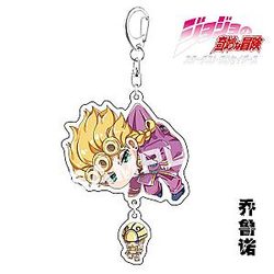 Bizarre Adventure Jojo Keychains Key Chain Man Women Supplied Accessories Bag Pendant Cute AT2302 Official Merch