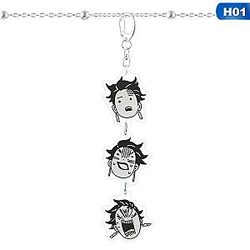 Cosplay Demon Slayer Key: Key Pendant Long Acrylic Kimetsu No Yaiba AT2302 Official Merch