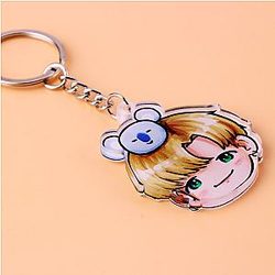 Cute Animated Yourself Porte Clef Keychain Love Keychain AT2302 Official Merch