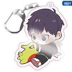 Double-Sided Youth Volleyball Haikyuu !! Keychain Keychain Acrylic Wig Anime AT2302 Official Merch