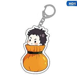 Double Junior Volleyball Face Transparent Acrylic Key Chain Acrylic Key Chain Keychain AT2302 Official Merch