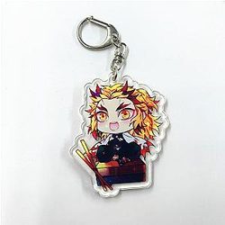 Demon Slayer: Acrylic Pendant Key Figure Kimetsu No Yaiba Cartoon Keychains AT2302 Official Merch