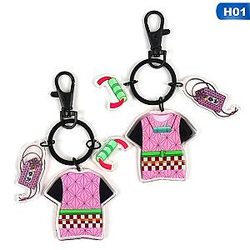 Demon Slayer Sword Keychain Anime Japan Murderer Demon Costume Cartoon Kimetsu Yaiba N AT2302 Official Merch