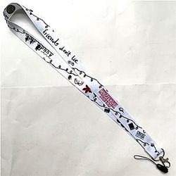 Figure Things Lively Neck Strap Usb Keys Badge Holder Id Card Mobile Phone Straps AT2302 Official Merch