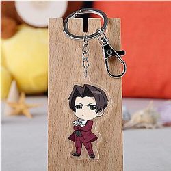 Gyakuten Saiban Ace Cute Cartoon Key Figure Fiscal Acrylic Key Chain Children AT2302 Official Merch