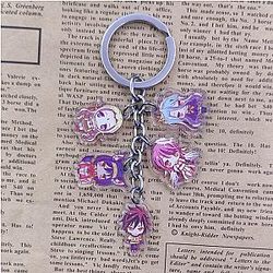 Game No Life Acrylic Cute Animated Classic Bohemian Tassels Jewelry Key Ring AT2302 Official Merch