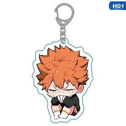 Haikyuu Quality! Volleyball Boy Animated Rubber Japan Acrylic Key Chain Cute Cartoon AT2302 Official Merch