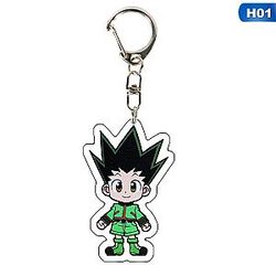 Hunter X Hunter Killua Zoldyck Kurapika Cosplay Keychain Keychains Both Sides Acrylic AT2302 Official Merch