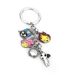 Hayao Miyazaki Animated Cute Keychain My Neighbor Tororo Chinchilidae Key Cosplay AT2302 Official Merch