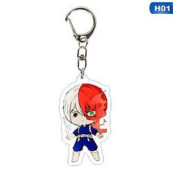 Hero Academy Manga Anime Acrylic Key Figure Todoroki Shoto Bakugou Katsuki Midoriya AT2302 Official Merch