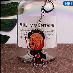 High Quality Animated Cartoon Key Sasuke / Itachi / Kakashi Printed Acrylic Keychain AT2302 Official Merch